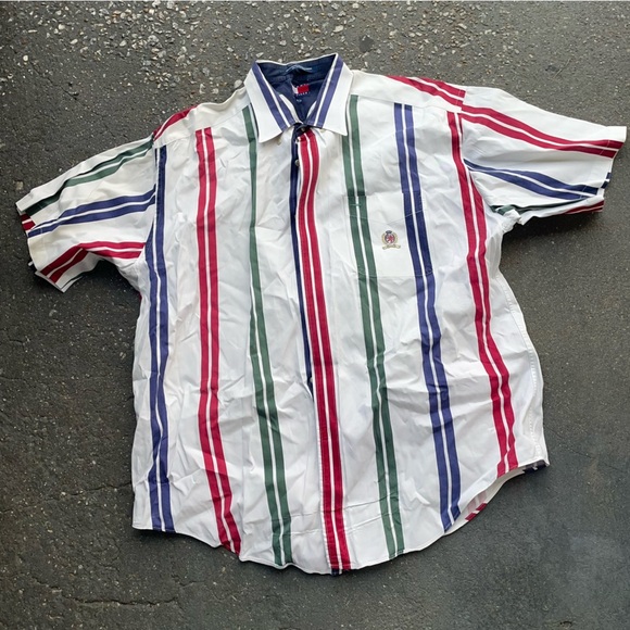 Tommy Hilfiger Other - Vintage Tommy Hilfiger Multicolor Striped Shirt